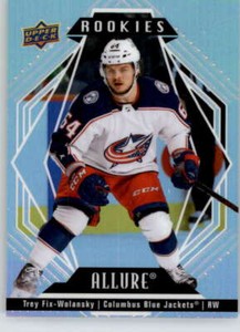 2022-23 Upper Deck Allure #137 Trey Fix-Wolansky Columbus Blue Jackets Rookie