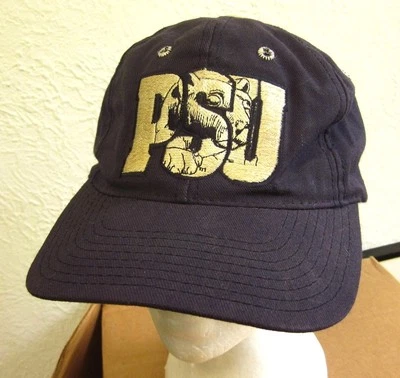 PENN STATE University fitted baseball hat Nittany Lions logo 1980s cap size 7.25 - Image 1 of 3