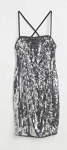 H&M KURZES PAILLETTENKLEID Gr. XXL - Neu - NP 39,90 € - Bild 1 von 3