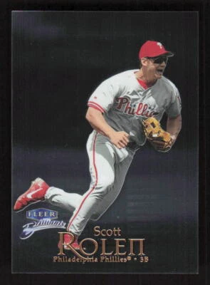 1999 Fleer Brilliants  #33 Scott Rolen Philadelphia Phillies - Image 1 of 2