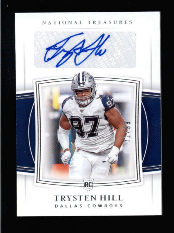 TRYSTEN HILL 2019 NATIONAL TREASURES ROOKIE AUTOGRAPH AUTO #72/99 BC3821 - Image 1 of 1
