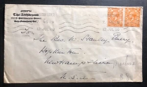 1920 Holloway England Missionary Cover To New Hampshire England - Picture 1 of 2
