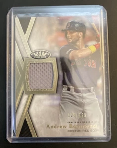 Andrew Benintendi 2022 Topps Tier One Relic Jersey #128/395 - Red Sox - Picture 1 of 2