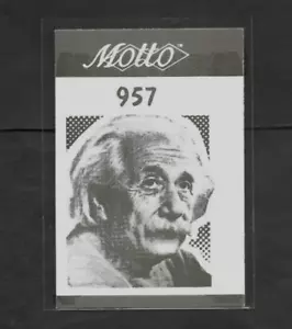 1987 Motto Celebrities #957 ALBERT EINSTEIN Card - Picture 1 of 2