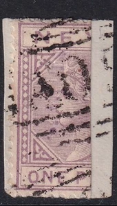 San Cristóbal Nieves-Nieves 1883 SG35 - 1/2 mitad 1d lila malva - fino usado en pieza (6) - Imagen 1 de 1