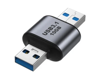USB 3.0 A Male to USB 3.0 A Male OTG Extension Adapter 10Gbps - Image 1 of 4