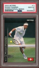 2003 Netpro International Series #11 - ROGER FEDERER - PSA 10 - Rookie Card
