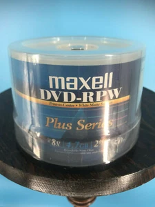 Maxell Pro Plus Series DVD-R White Inkjet Hub Printable 8x #635061 *(50-PK) - Picture 1 of 3