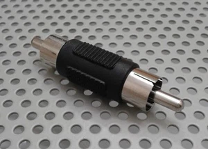 Conector Prolongador Audio Video - De RCA Macho a RCA Macho - Imagen 1 de 1