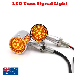 4x Chrome LED motor Turn Signal indicator Light Harley Ultra Tour Glide Classic - Bild 1 von 1