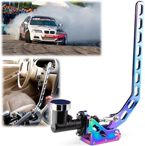 Aluminum Drift Hydro E-Brake Racing Hydraulic Handbrake Long Arm Gear Neo Chrome - Picture 1 of 6