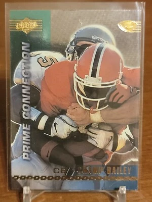 1999 Collector's Edge Advantage Prime Connection cartão de futebol #PC9 Champ Bailey - Imagem 1 de 2