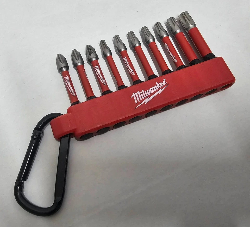 MILWAUKEE Bitsatz (10-teilig) lange Torx / Kreuz Bits (L: 50mm) Bitsortiment - Bild 1 von 1