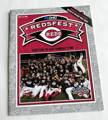 2010 CINCINNATI Ohio REDS BASEBALL REDSFEST Fan Festival Booklet Program - Image 1 of 2