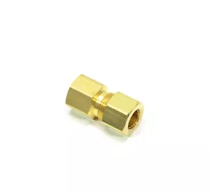 3/8 Od Compression Tube to 1/4 Npt Female Pipe Adapter Fitting Water Oil Gas - Picture 1 of 6