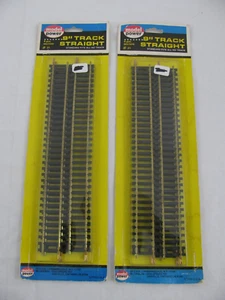 Model Power HO Standard 9" Brass Rail Straight Track 2 Packages 8 Pieces #21 NOS - Picture 1 of 5