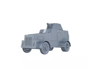 WWII VICHY FRENCH - 1941 CDM ARMORED CAR - 1/48 1/56 1/72 1/87 1/100 3D PRINTED - Imagen 1 de 5