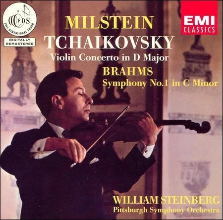 Tchaikovsky: Violin Concerto in D major; Brahms: Symphony No. 1 in C minor (CD, Jul-1999, EMI Music Distribution)