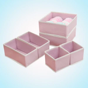 Fabric Storage Box Boxes Lingerie Organizer for Drawer Underskirt Case - Picture 1 of 12