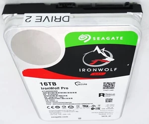 16TB SEAGATE ST16000NE000 IRONWOLF PRO NAS 3.5" SATA HDD Hard Disk Drive - Afbeelding 1 van 1