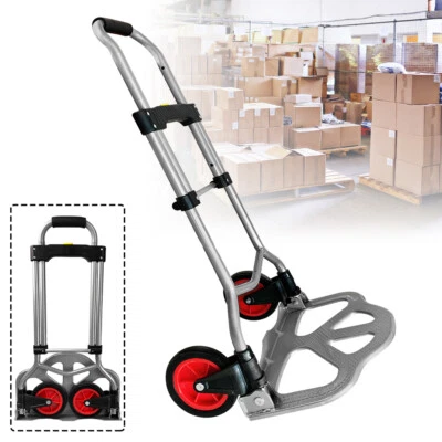 FROADP Sackkarre Lastenkarre Transportkarre Stapelkarre Klappbar Höhenverstellbar 80kg