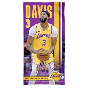 ANTHONY DAVIS #3 LOS ANGELES LAKERS 30"X60" SPECTRA BEACH TOWEL NEW WINCRAFT - Picture 1 of 1
