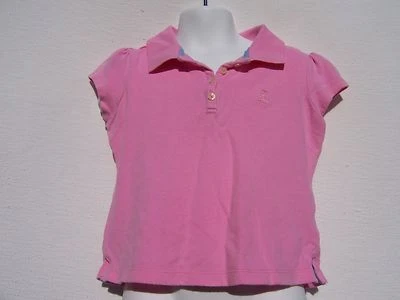 Camiseta Polo Rosa de Manga Corta para Niñas Tommy Hilfiger Talla 6 Foto 1 de 4