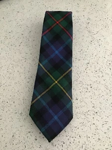 Krawatte Schottland Tartan Vintage Wolle "SMITH" Blackwatch kariert 56"×3" - Bild 1 von 3