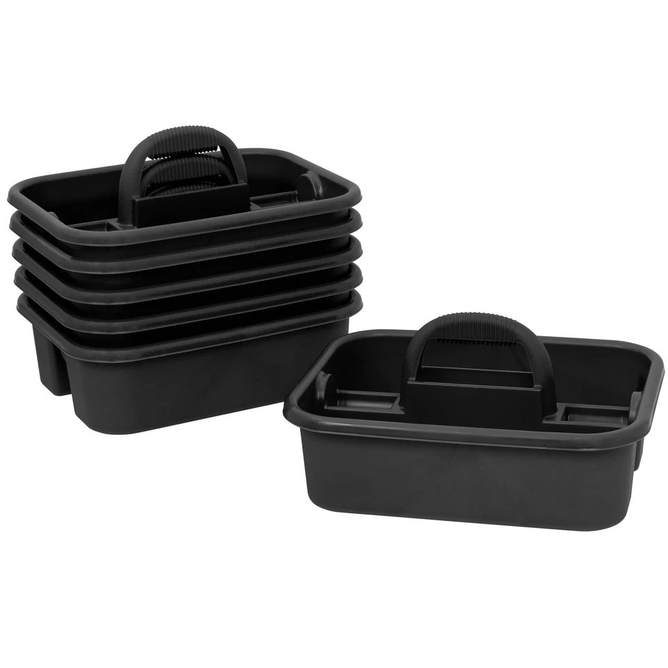 09185 Plastic Tote Tool & Supply Cleaning Caddy With Handle 183/8inch X 137/8inc - Image 1 of 1