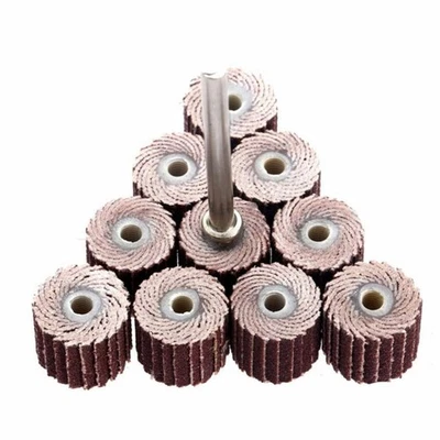 10 Pack 10x10x3mm 240 Grit Disc Grinding Wheels With Mandrel Drilling,polishing - Image 1 of 4