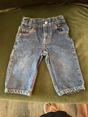 Pantalones de mezclilla vintage Levis Big E para niños pequeños talla 0 azules para niños jóvenes Foto 1 de 4