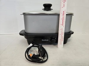 West Bend 84905 Oval 5 Quart Grau Schongarer Getestet KOSTENLOSER VERSAND - Bild 1 von 15