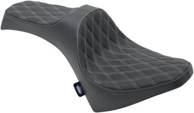 Asiento Drag Specialties Predator III - Doble diamante - Rosca plateada 0810-2120 Foto 1 de 4