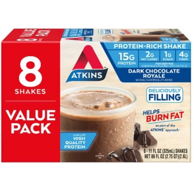 Atkins RTD Shake - Dark Chocolate Royale - Image 1 of 4