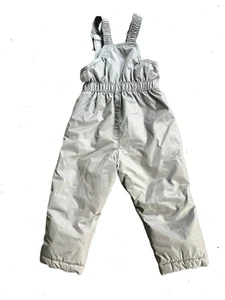 Minus Zero Toddler 3T Snow Overalls Gray Winter Bib Pants Waterproof Insulated - Picture 1 of 7