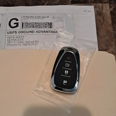 Chave remota FOB para Chevrolet Camaro Cruze Malibu 2016 2017 2018 2019 2020 2021 - Imagem 1 de 2