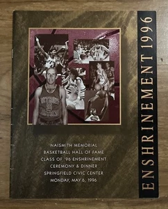 1996 Naismith Memorial Basketball Hall Of Fame Class of '96 Enshrinement Program - Picture 1 of 4