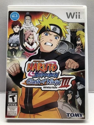 Nintendo Wii - Naruto Shippuden Clash Of Ninja Revolution III - Clean Tested - Image 1 of 4