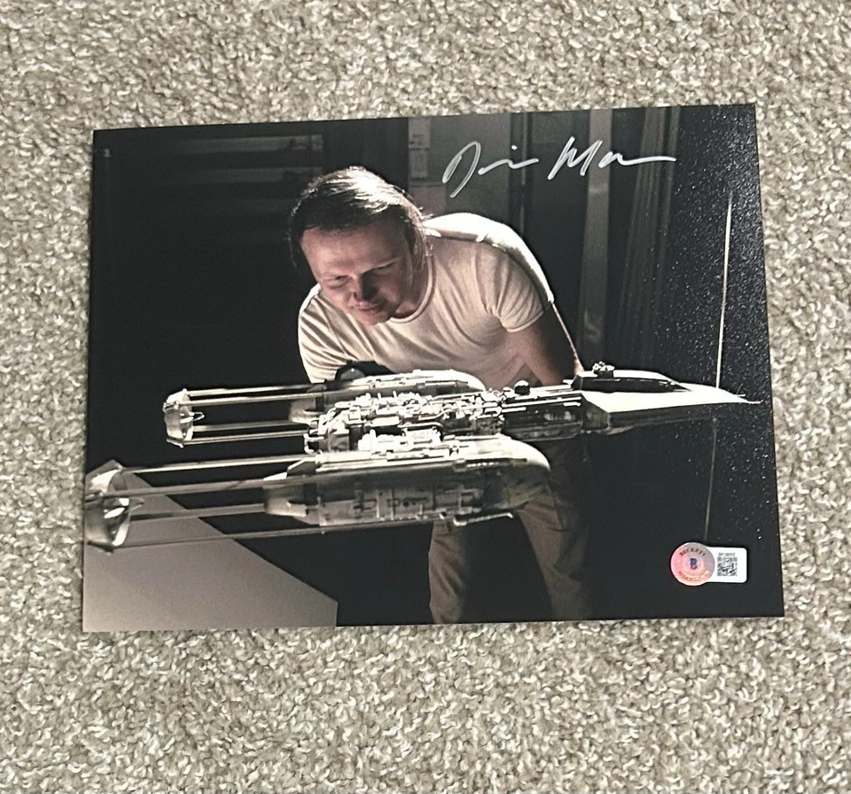 丹尼斯·穆伦签名亲笔签名 8 x 10 照片星球大战效果贝克特基础 1 — 第 1/1 张图片