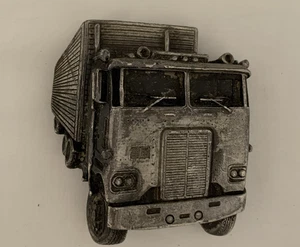 Bergamont Brass Works - 1978 LKW Gürtelschnalle - Made In USA - Vintage - Bild 1 von 6