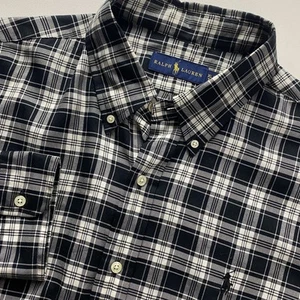 Ralph Lauren Shirt Mens XL Plaid Button Down Long Sleeve Casual Classic Dress - Picture 1 of 9