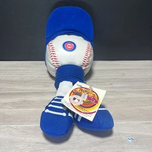 Juguete de peluche vintage 2000 Chicago Cubs MLB Slinky Pets nuevo con etiquetas Nanco promoción mascota - Imagen 1 de 5