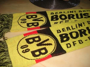 Borussia Dortmund BVB 09 Fan schal Merch DFB Pokalfinale 19.04.2008 Berlin 145cm - Bild 1 von 5