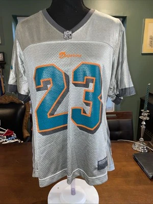 Camiseta gris Ricky Williams de los Miami Dolphins Foto 1 de 4