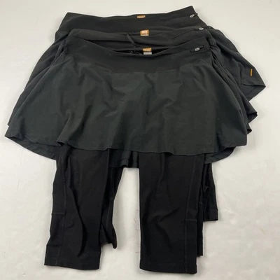 Lucy Falda Leggings Mujer’s L Negro Tenis Activo Gimnasio Yoga Entrenamiento Lote De 3 Foto 1 de 4