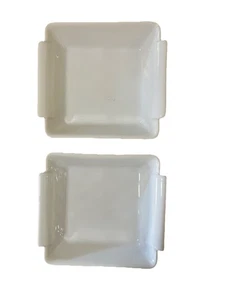 2 kleine Backformen von Revol France Tour Les Trois Design von 0812 weiß 5" - Bild 1 von 8