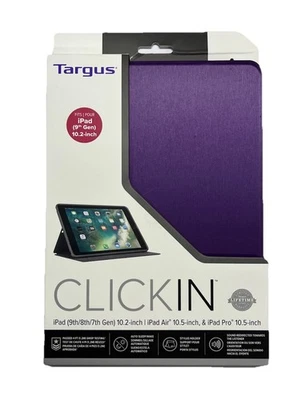 Targus - Click-In Case for iPad (9th/8th/7th gen.) 10.2", iPad Air 10.5" Purple - Image 1 of 2