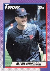 1990 Topps #71 Allan Anderson - Picture 1 of 2
