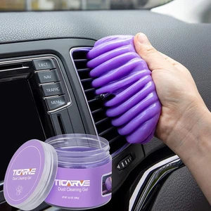 Gel de limpieza TICARVE para limpieza de ventilación de detalles de automóviles masilla púrpura  - Imagen 1 de 6