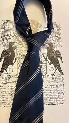 Corbata de seda a rayas multicolor sutil Burberry para hombre excelente Foto 1 de 4